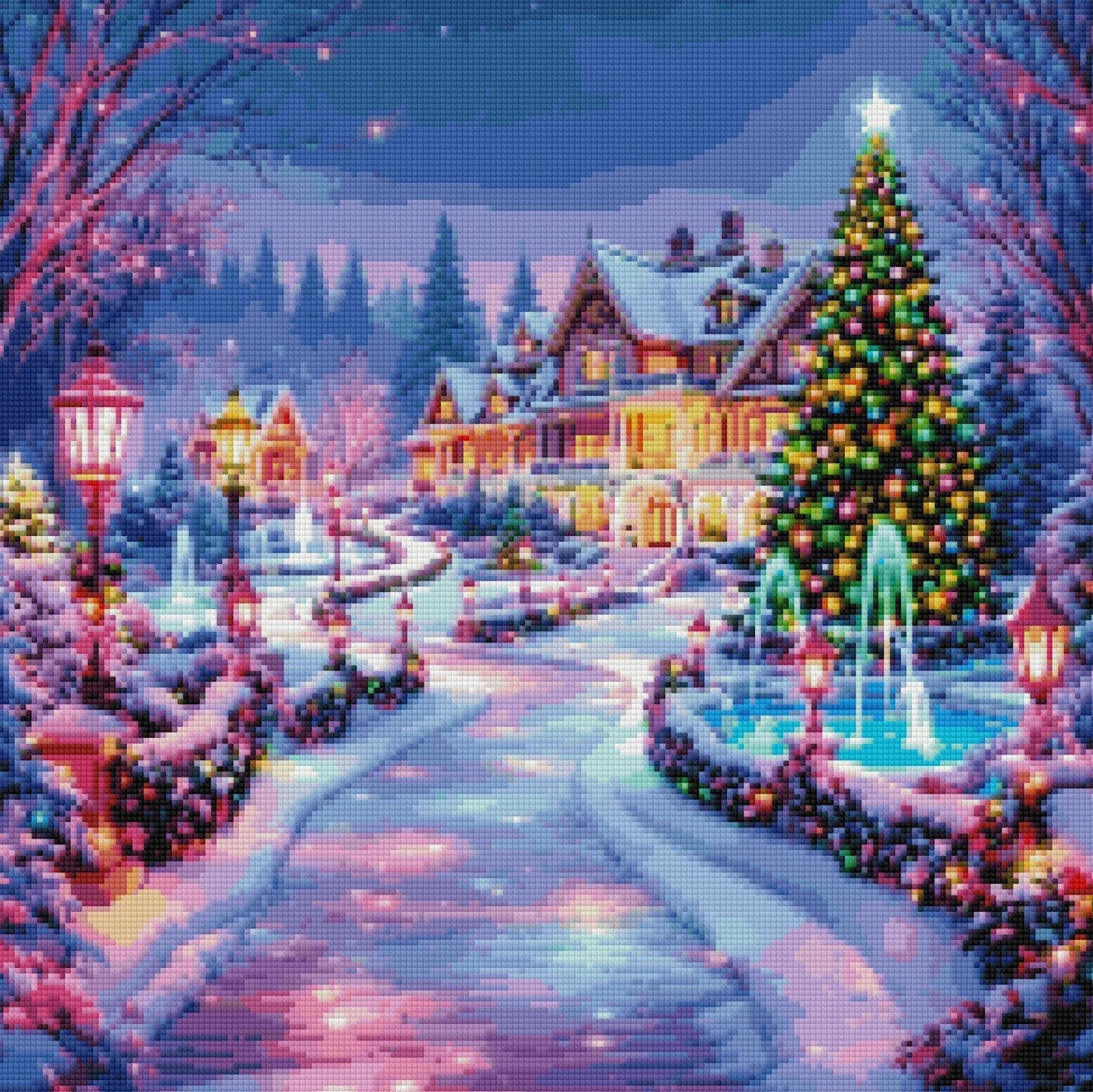 Villa colorida 50 x 50