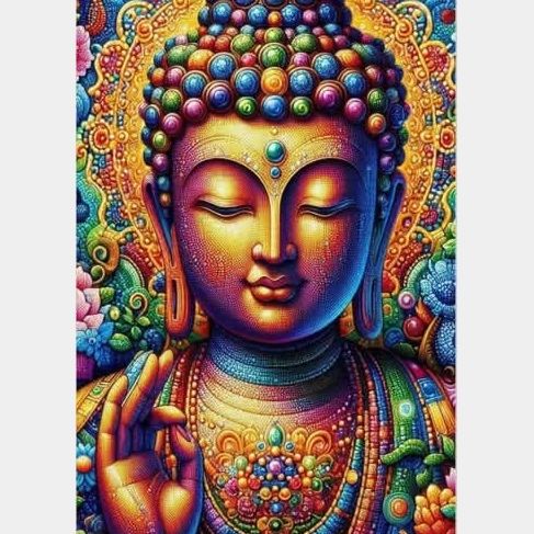 Buda dorado | 50 x 70 cm