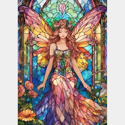Hada vitral | 50 x 70 cm