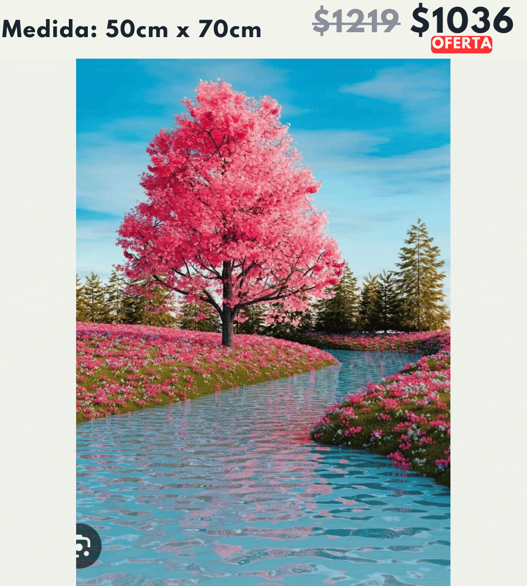 Cerezo 50 x 70 | Aparta con $100 / Resta $936