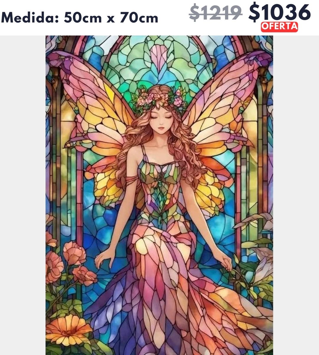 Hada vitral 50 x 70 | Aparta con $100 / Resta $936