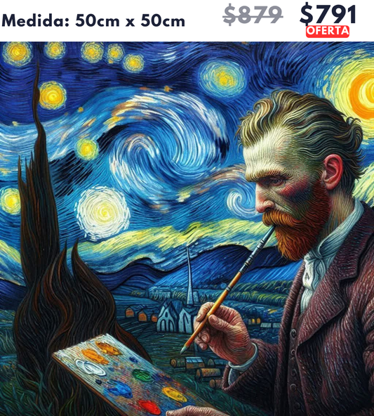 vincent | 50 x 50cm 🔒Aparta con $100 | Falta por pagar $691