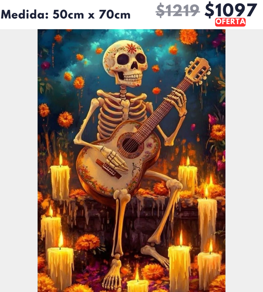 calavera 50 x 70 | Aparta con $100 / Resta $997
