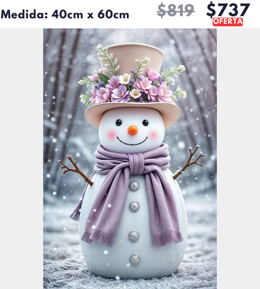 muñeco de nieve 40 x 60 | Aparta con $100 / Resta $637
