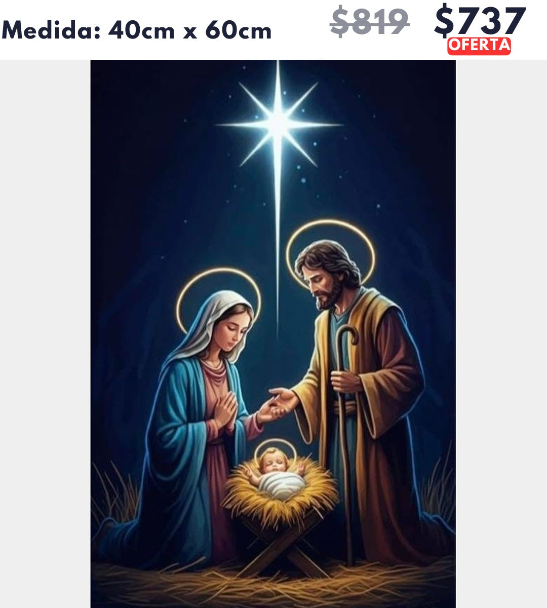 nacimiento 40 x 60 | Aparta con $100 / Resta $637