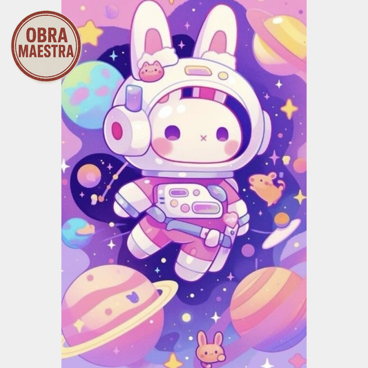 Conejito espacial 40 x 60 OBRA MAESTRA