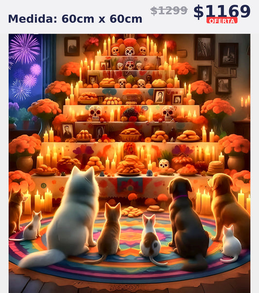 mascotas frente ofrenda 60 x 60 | Aparta con $100 / Resta $939