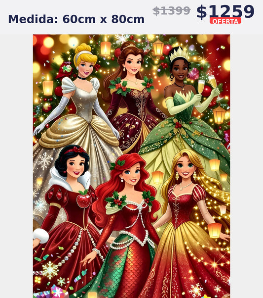 princesas navidenas 60 x 80 | Aparta con $100 / Resta $1,019