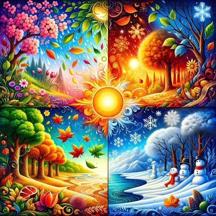 Estaciones 60 x 60cm