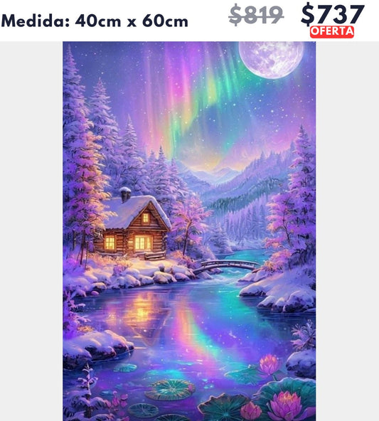 paisaje auroras 40 x 60 | Aparta con $100 / Resta $637