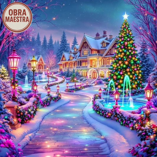 Villa colorida 50 x 50