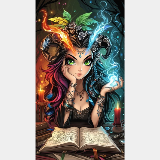 Bruja Mágica 50 x 90 cm