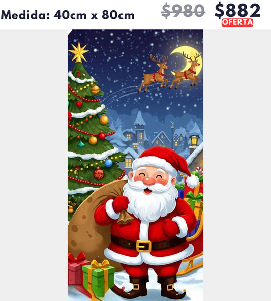 santa dando regalos 40 x 80 | Aparta con $100 / Resta $782