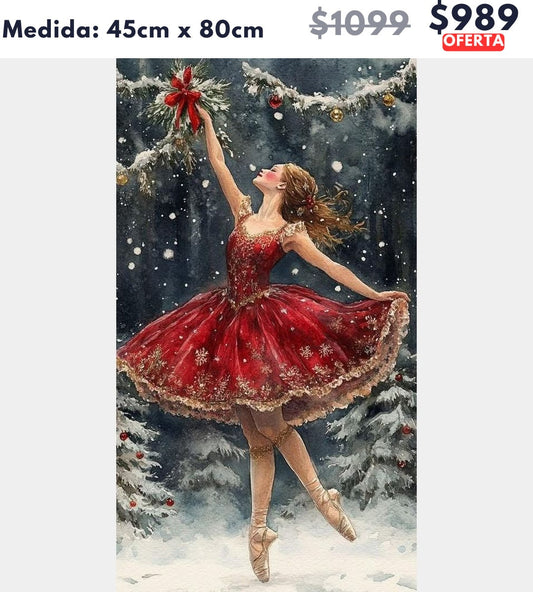 bailarina vestido rojo 45 x 80 | Aparta con $100 / Resta $889