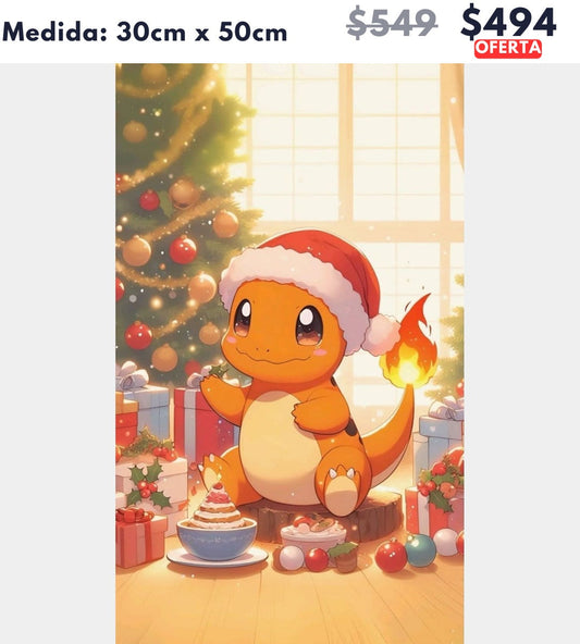 pokemon navideño 30 x 50 | Aparta con $100 / Resta $394