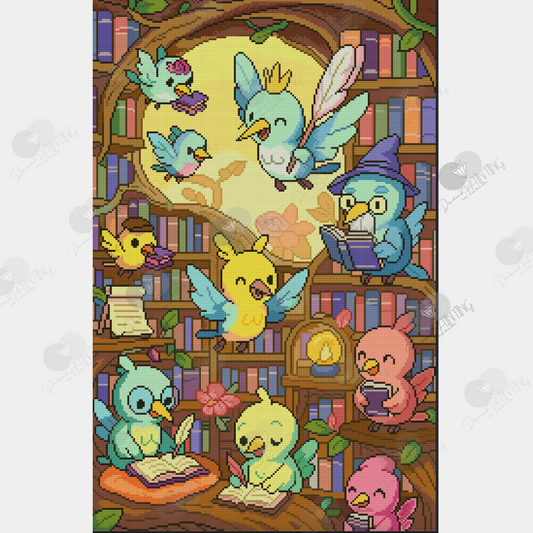 Colibrís Bibliotecarios | 45 x 70 cm