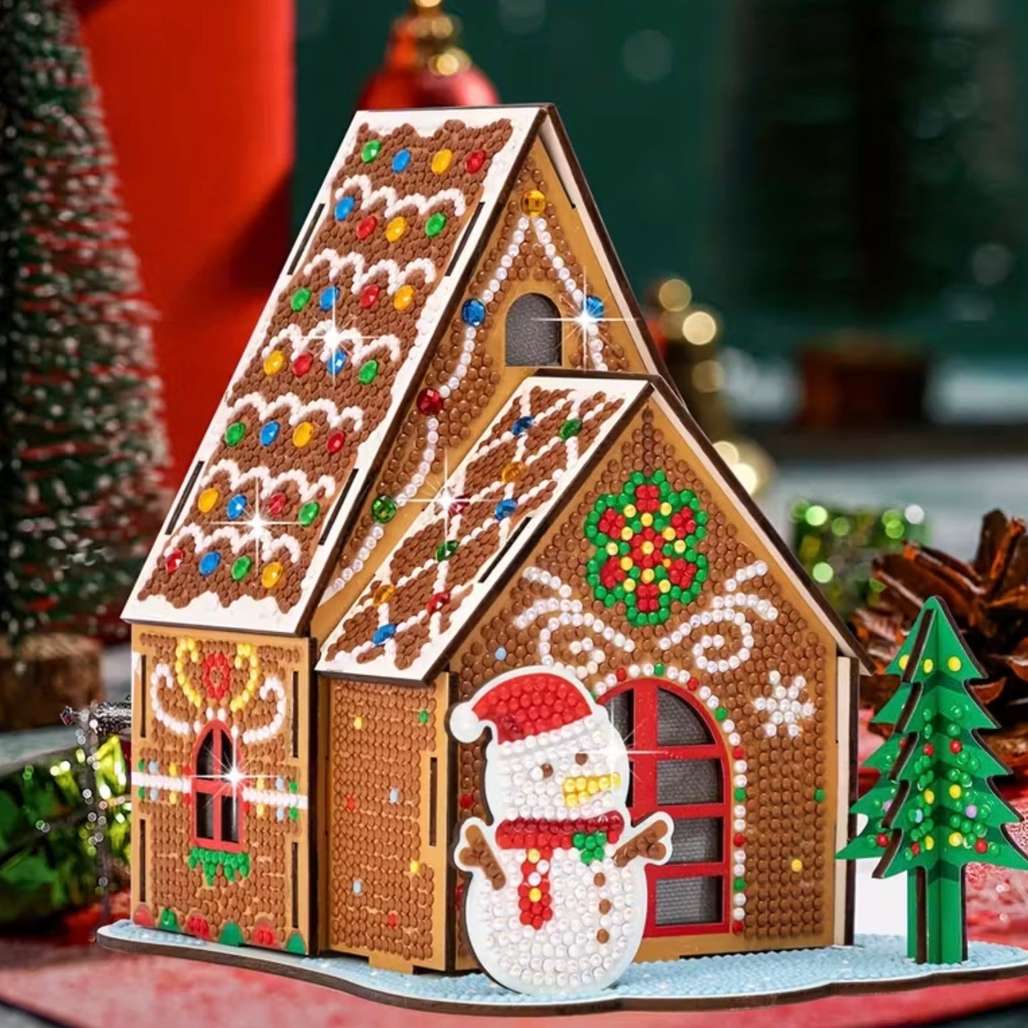 Casita navideña 18 x 14.5cm