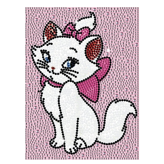 Gatita Marie 15 x 20 Diamante tipo crisdtal y brillante