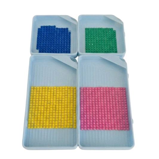 Set de 4 bandejas empalmables
