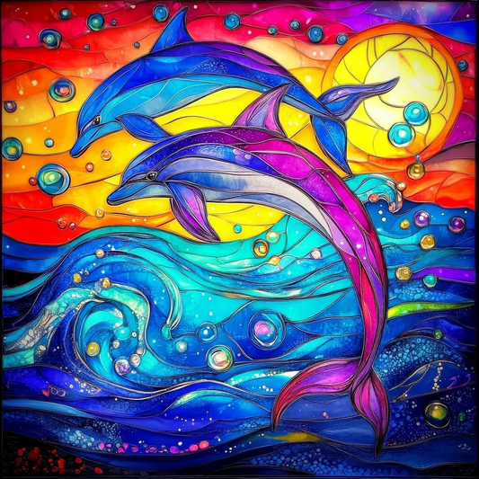 Delfines | 50 x 50cm