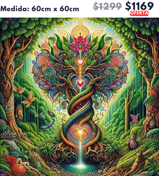 Árbol de la vida | 60 x 60cm 🔒Aparta con $100 | Falta por pagar $1069