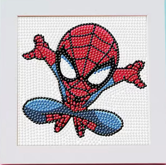 Spiderman 15 x 15cm con marco tipo portaretrato