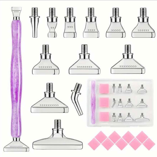 Pluma Rosa 12 Multiplacer de metal enroscable