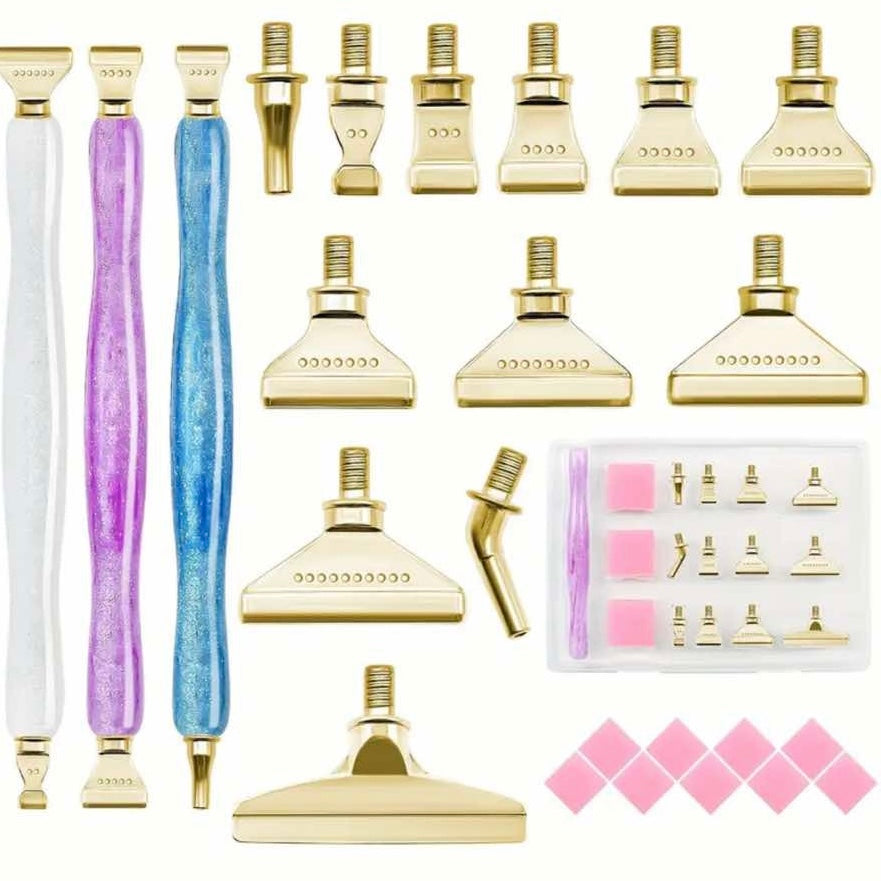 3 plumas con 12 Multiplacer de metal