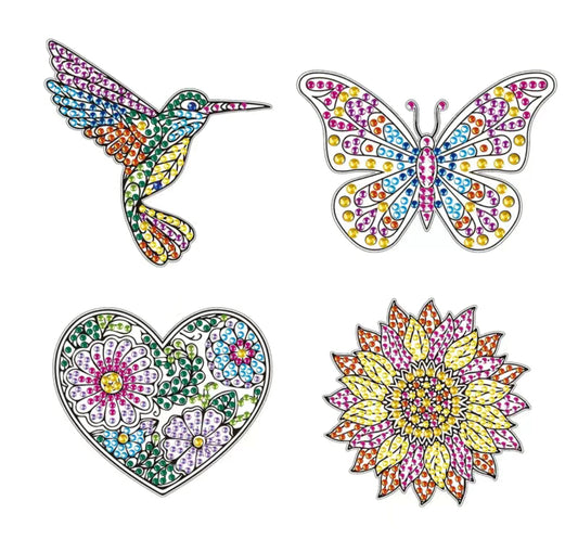 4 Pegatinas Jumbo 20 x 14cm para cualquier superficie