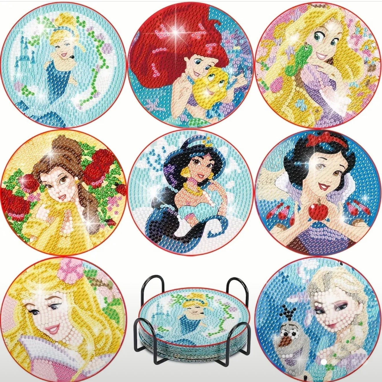Portavasos Princesas