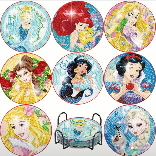 Portavasos Princesas