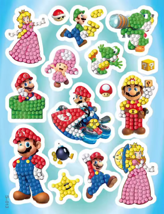 Pegatinas Mario
