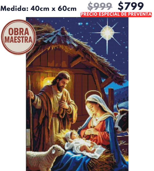 Nacimiento OBRA MAESTRA 40 x 60 | Aparta con $100 / Resta $699