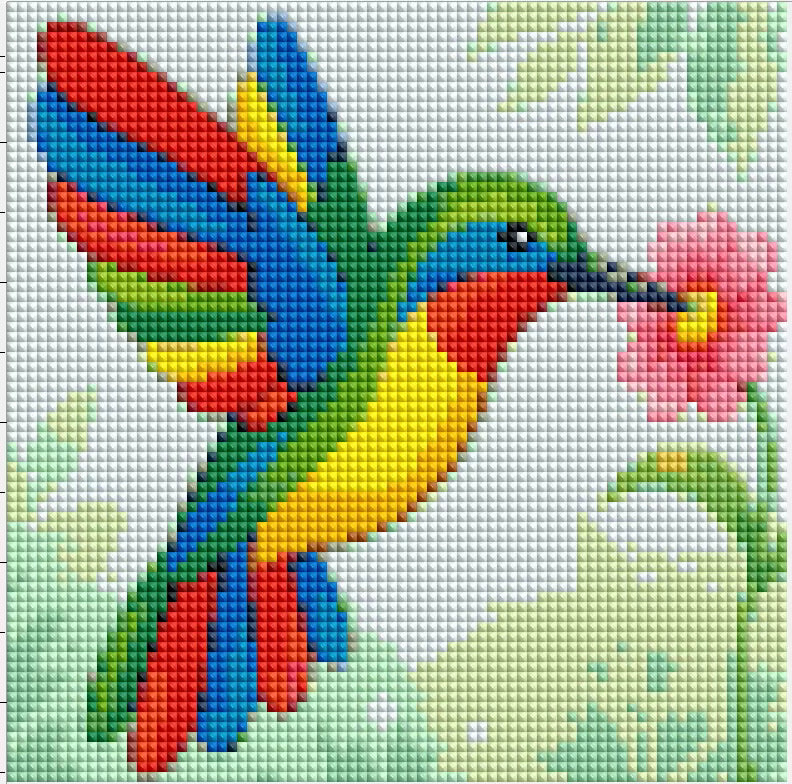 Colibrí | 20 x 20 cm OBRA MAESTRA