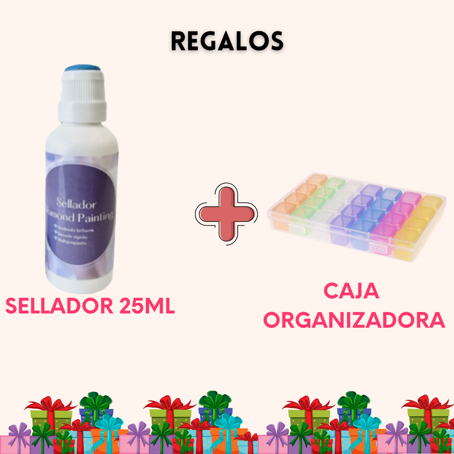 sellador 25ml  + Caja organizadora