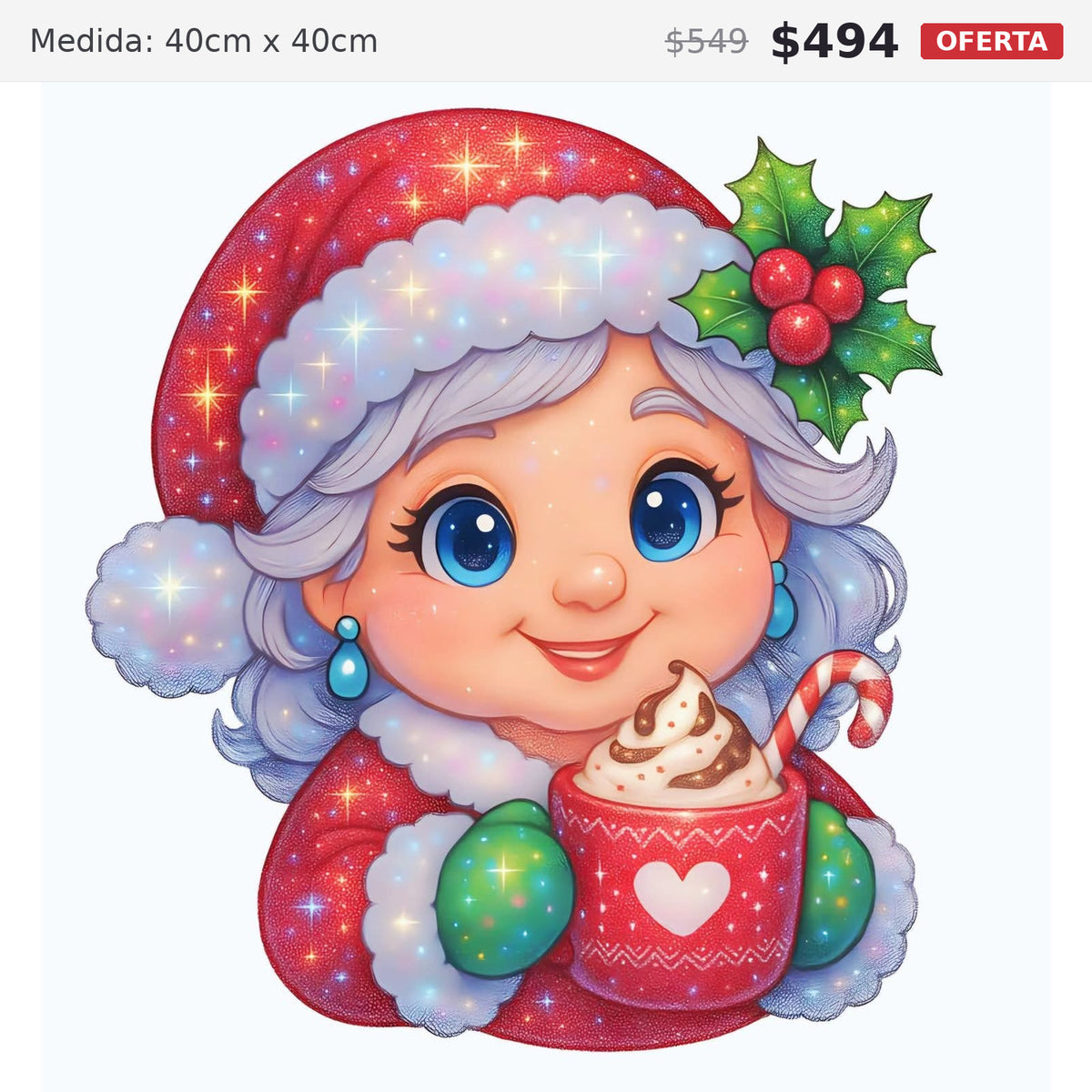 mama noel 40 x 40 preventa navideña