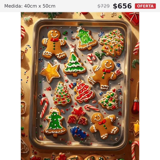 galletas 40 x 50 preventa navideña