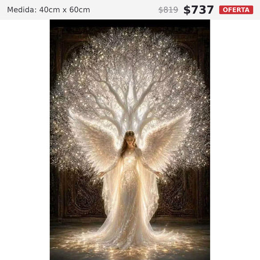 angel luz 40 x 60 preventa navideña