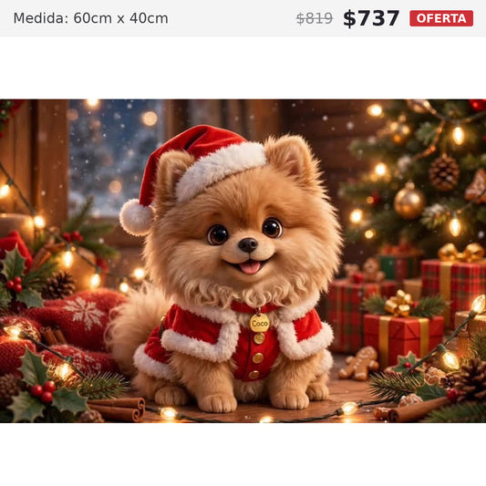 pomerania 40 x 60 preventa navideña