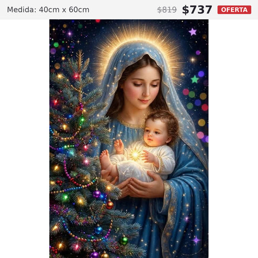 virgen 40 x 60 preventa navideña