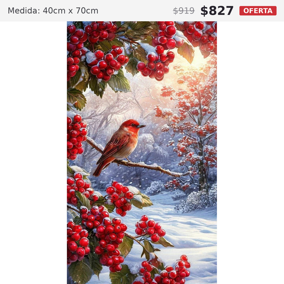 pajarito 40 x 70 preventa navideña