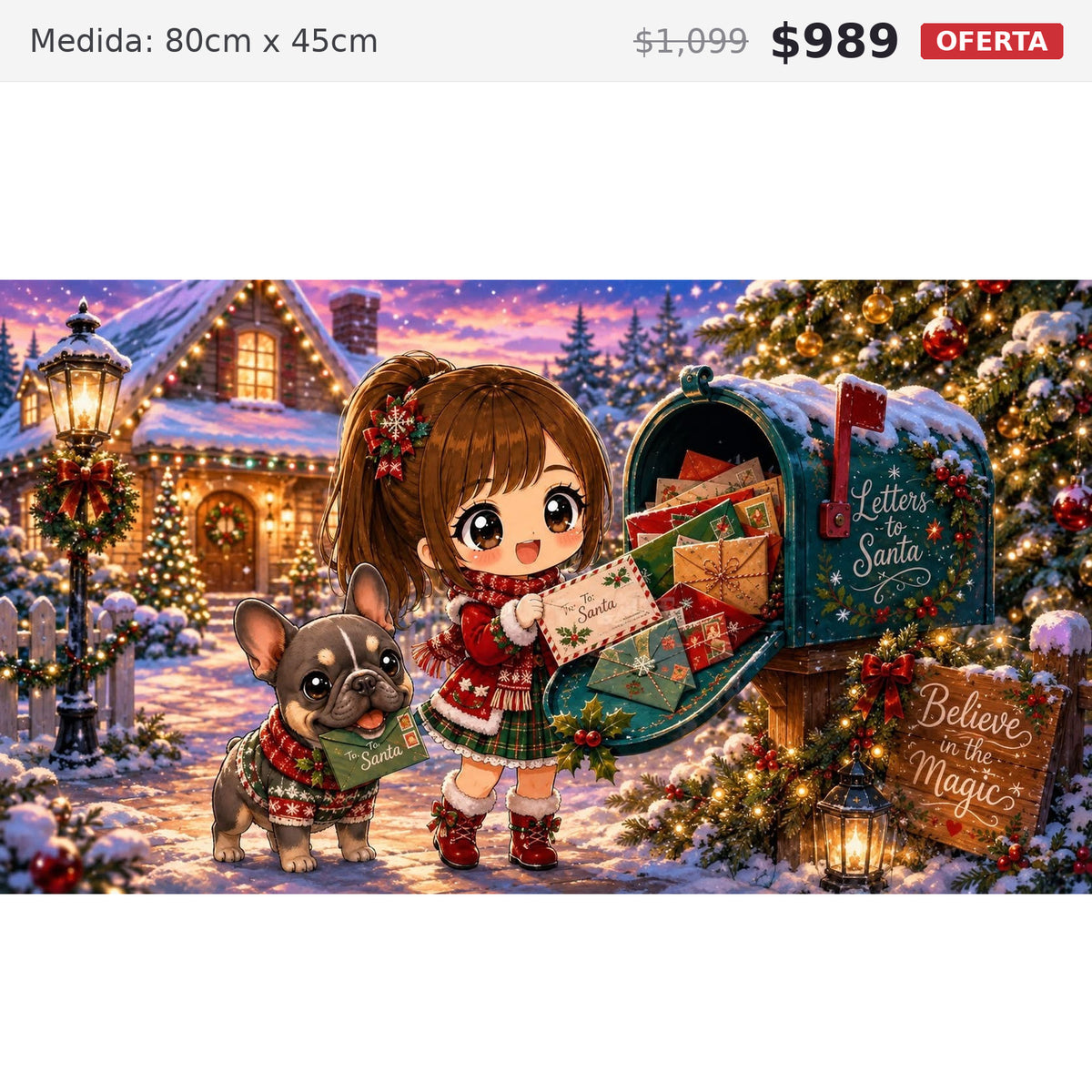 carta navidena 45 x 80 preventa navideña