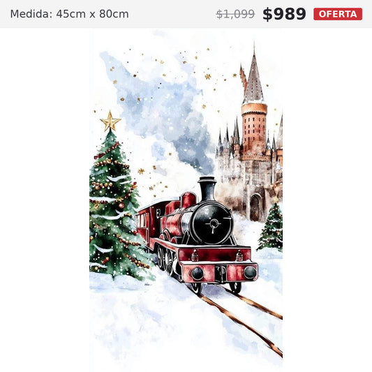 tren castillo 45 x 80 preventa navideña