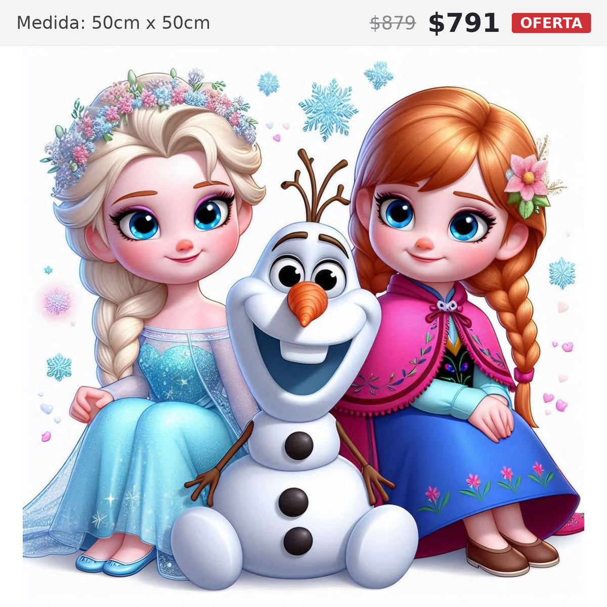 frozen 50 x 50 preventa navideña