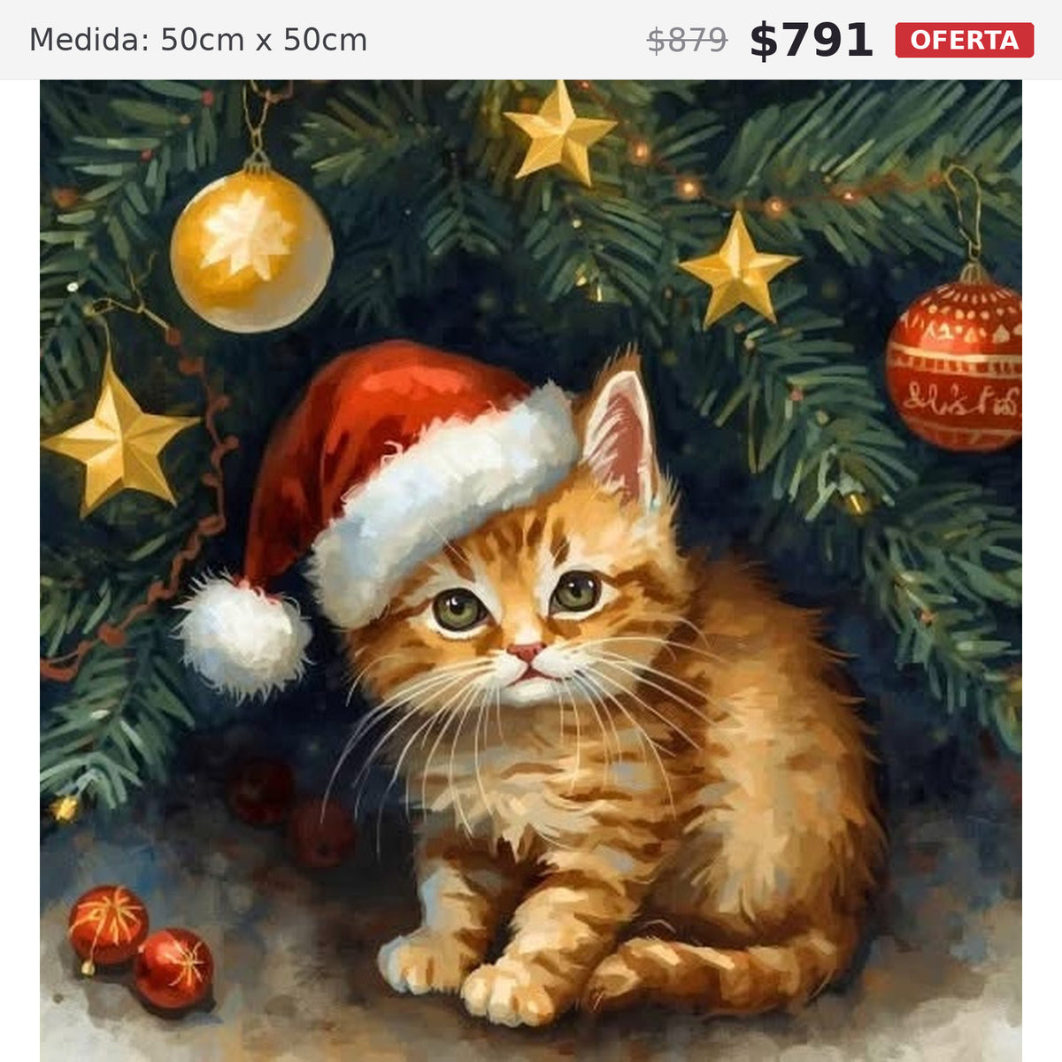 gatito 50 x 50 preventa navideña