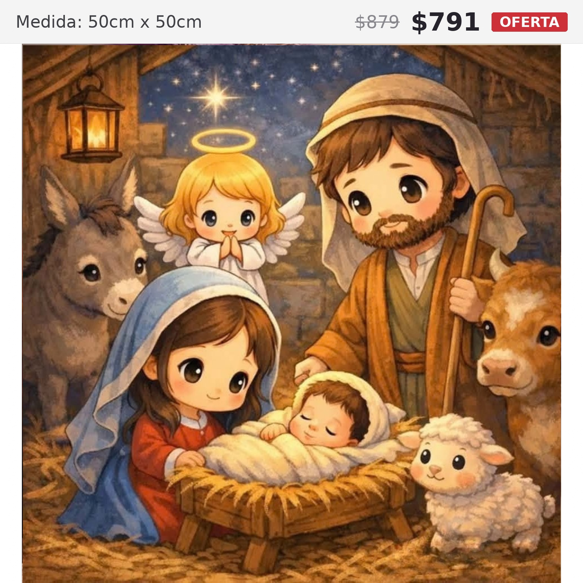 nacimiento 50 x 50 | Aparta con $100 / Resta $691