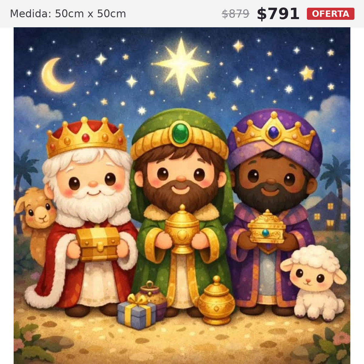 reyes magos 50 x 50 preventa navideña