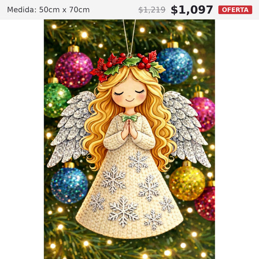 angel orando 50 x 70 preventa navideña