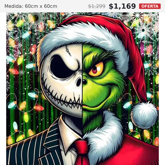jack grinch 60 x 60 preventa navideña