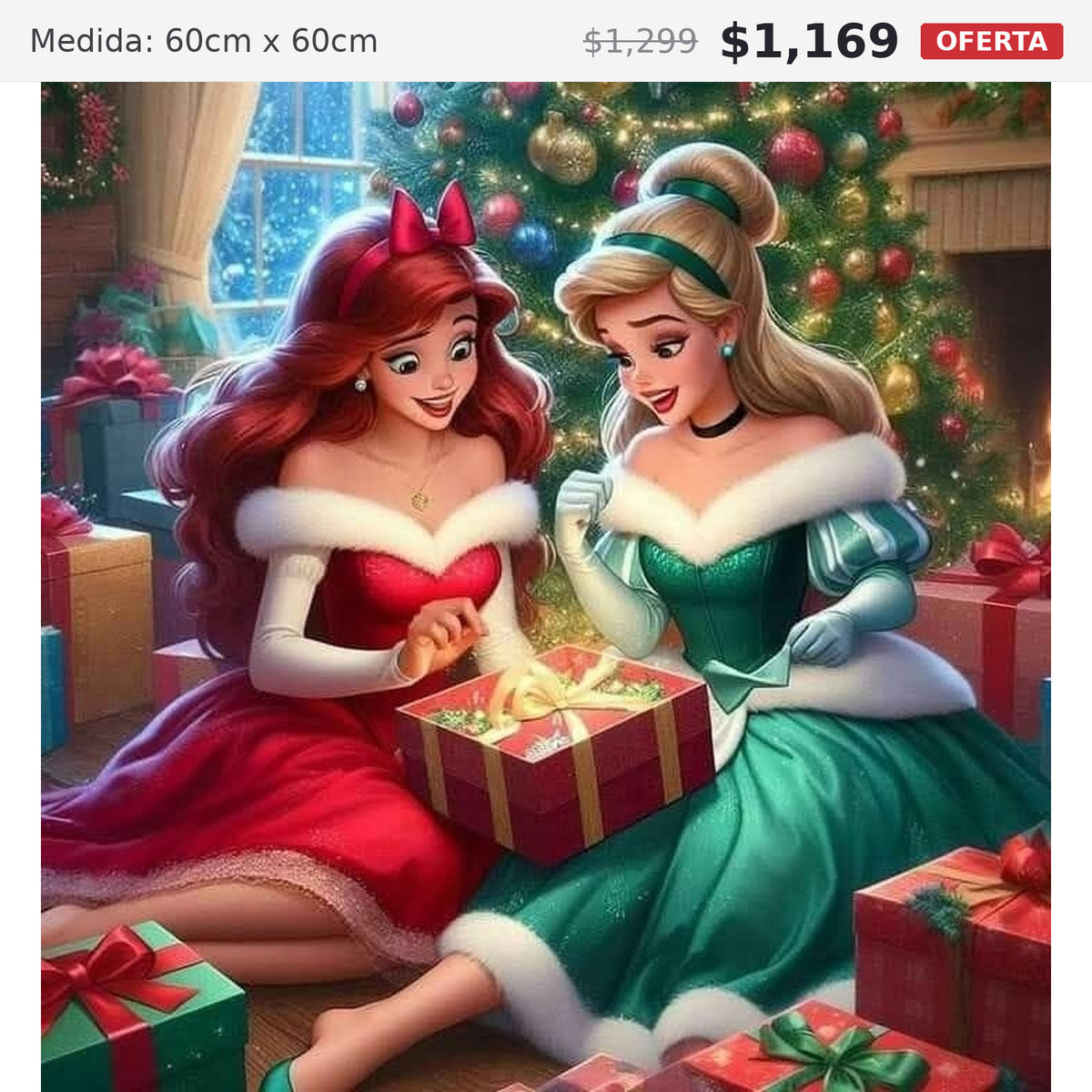 princesas 60 x 60 preventa navideña